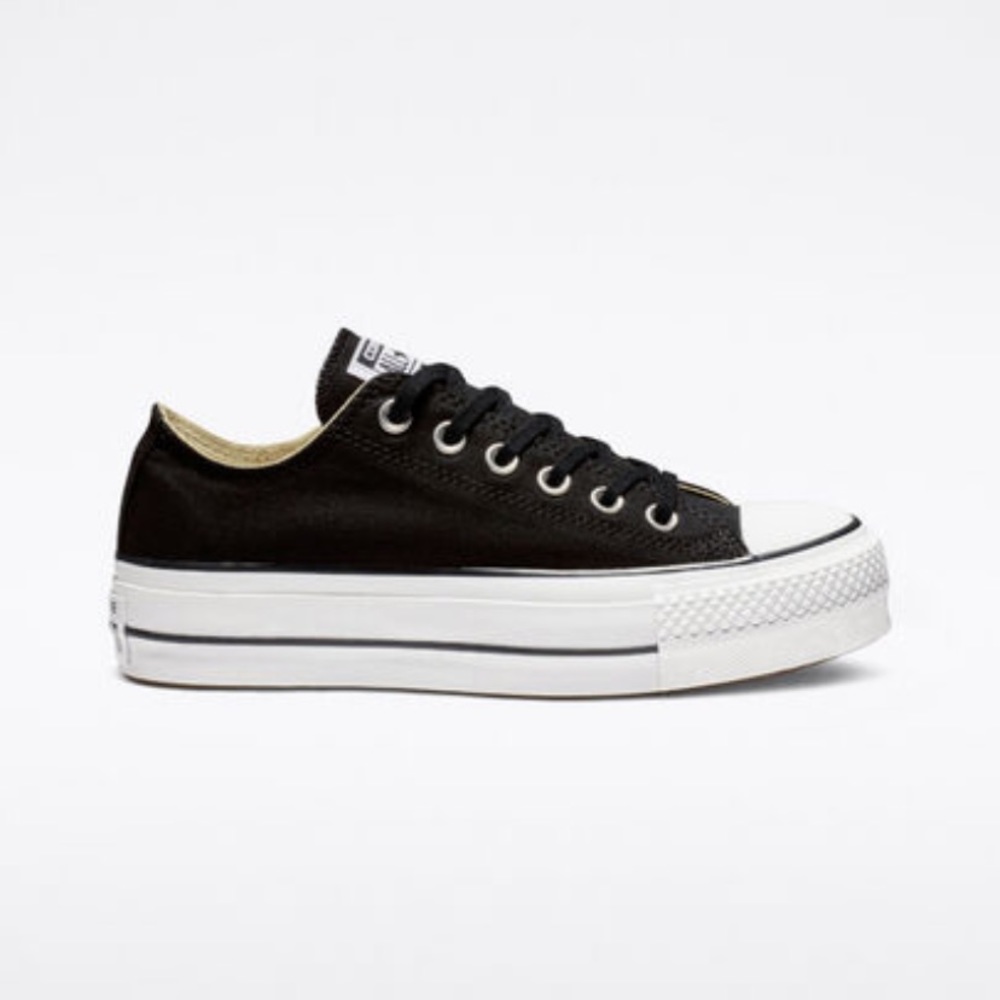 Black Canvas Platform Chuck Taylor All Star